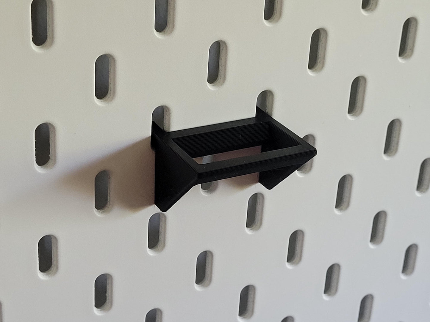 Bobbin Holder for Ikea Skadis Pegboard – Fits 3 or 12 Bobbins | Sewing, Serger & Embroidery Organizer