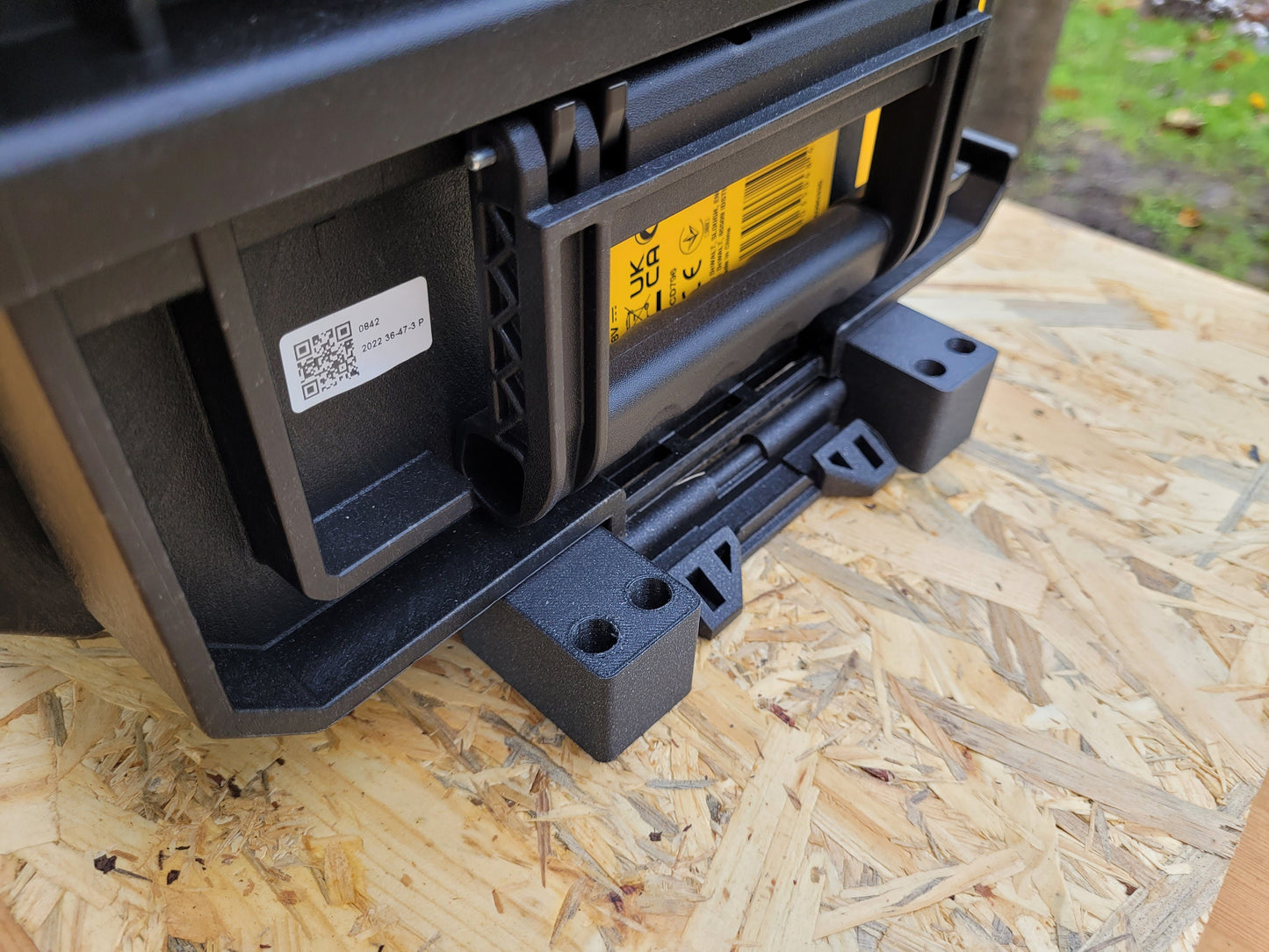 Clippable DeWalt Toughsystem 1.0 floor and wall mount (1 set)