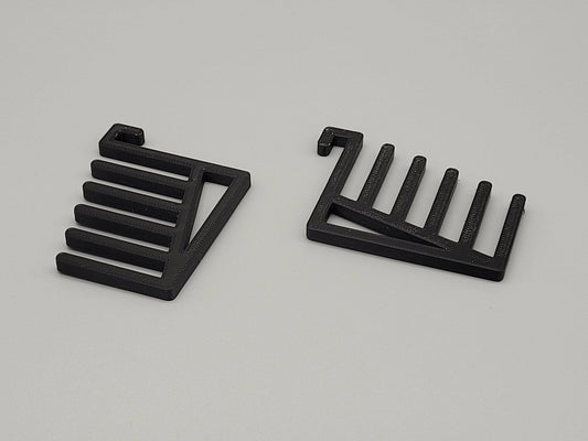 Vertical Ruler Storage Holder – Set of 2 for IKEA Skadis – Gift for Quilters, Sewers, Crafters, Architects