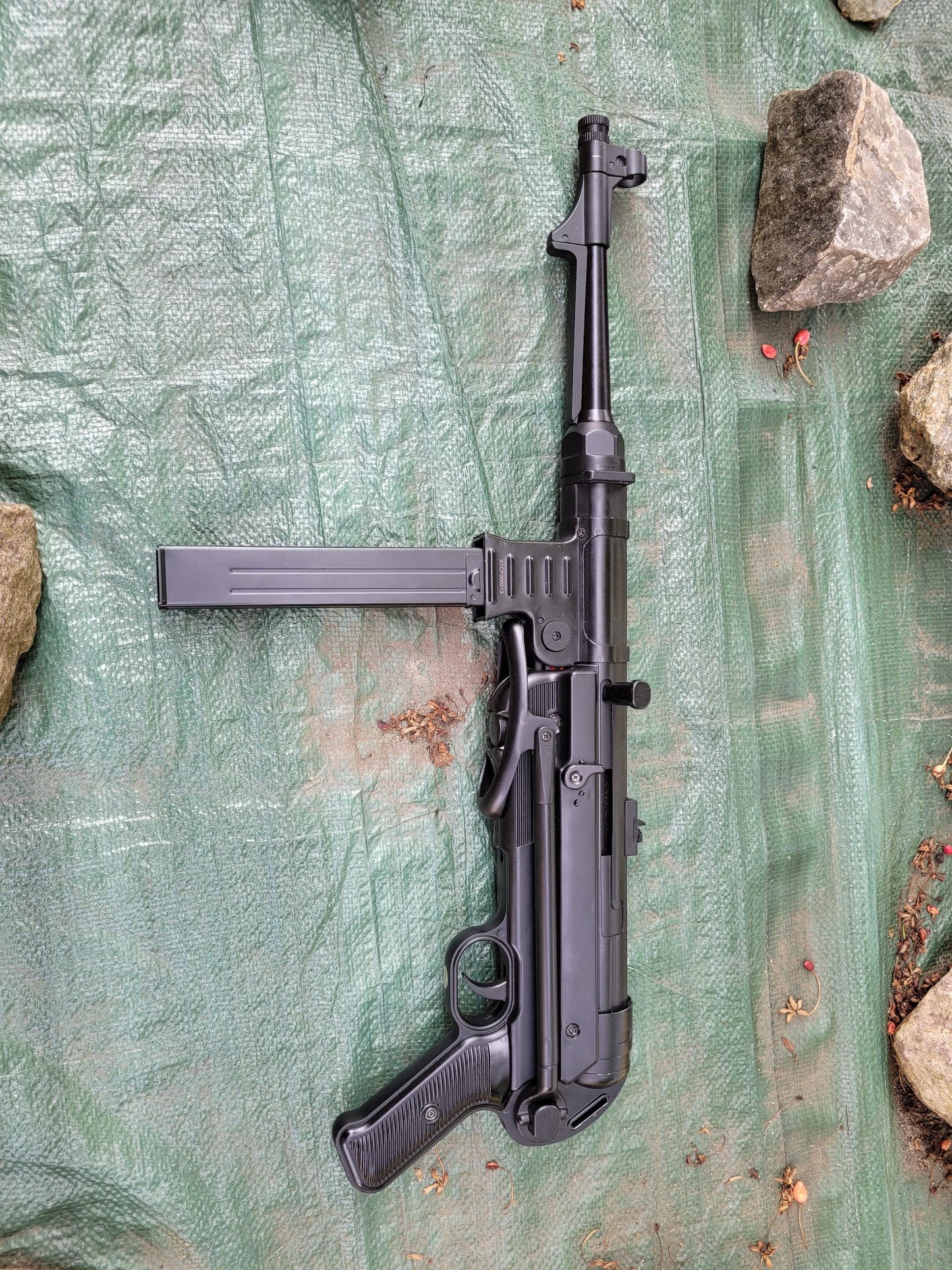 MP-40 gun replica threaded cover nut ASG