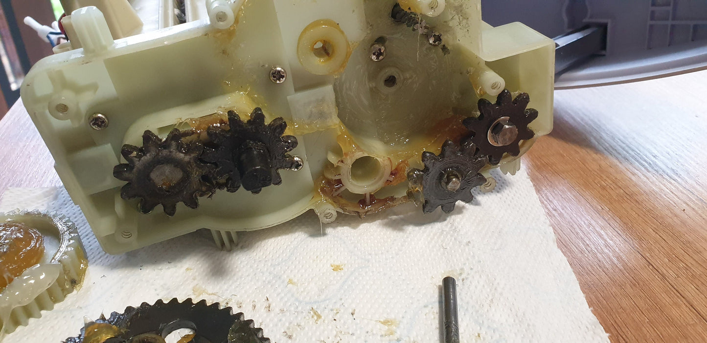 Genie 580 xcd shredder gear