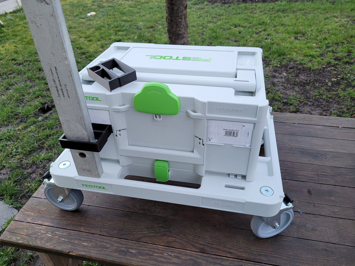 Spirit level holder for Festool Systainer 1 pair