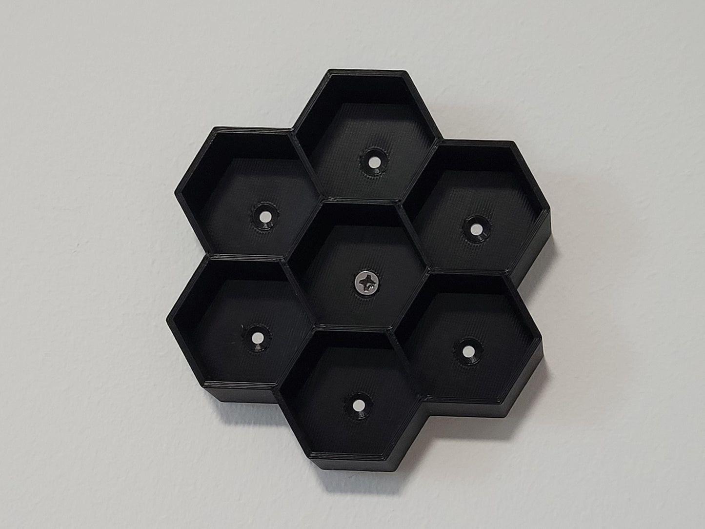 Hex Paint Tube Holder for walls – Fits 6 or 18 x 13ml Bottles | Citadel Compatible Organizer for Hobby & Miniature Paints