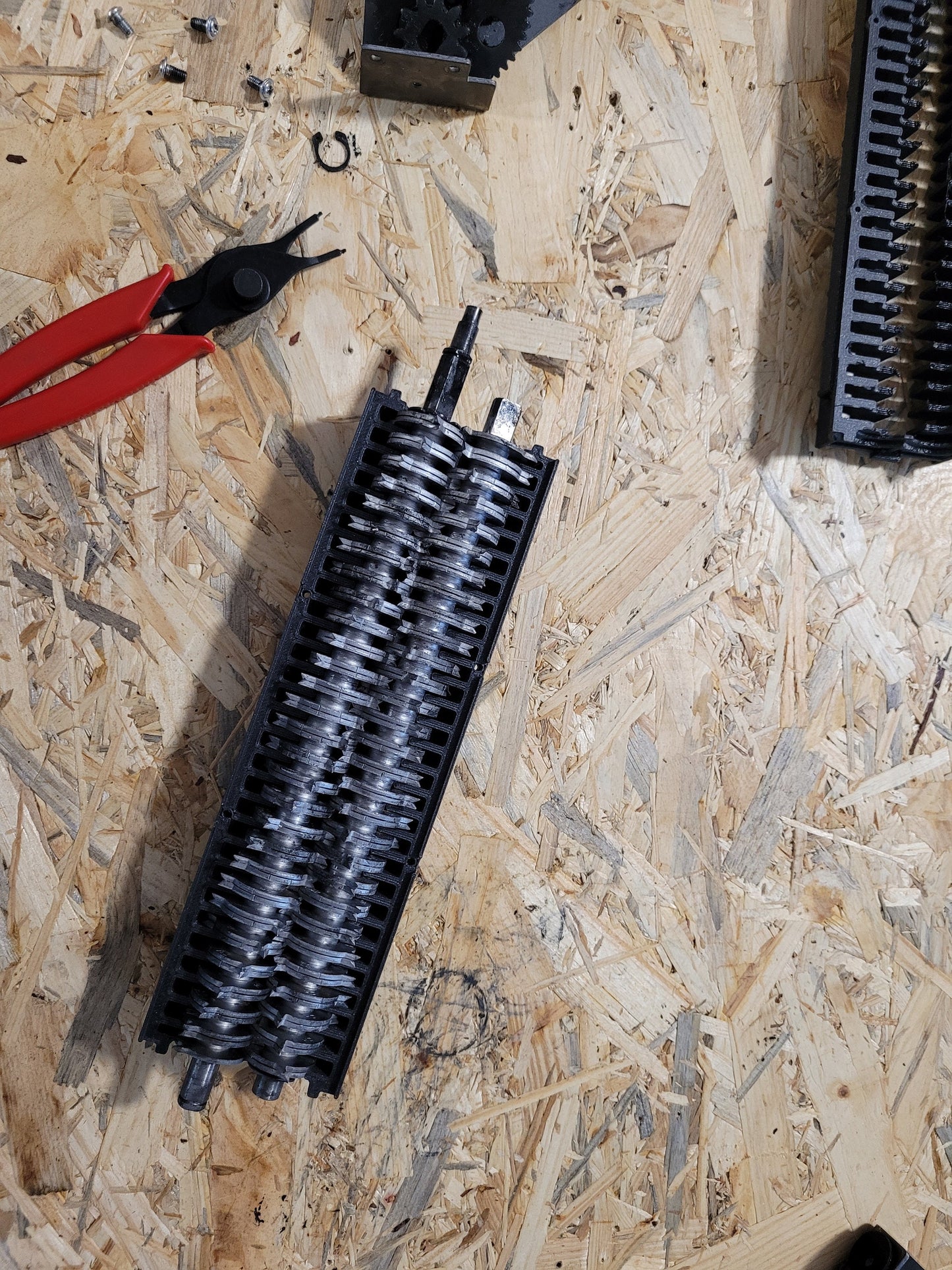 Leitz 100 150 P4 blade separator assembly