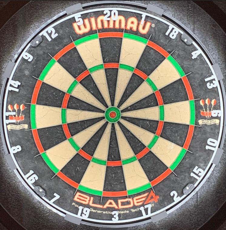 Dartboard Number Ring – Modular 4-Piece Replacement with Connecting Parts