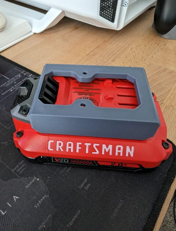 Ścienny uchwyt na akumulator Craftsman – pojedynczy