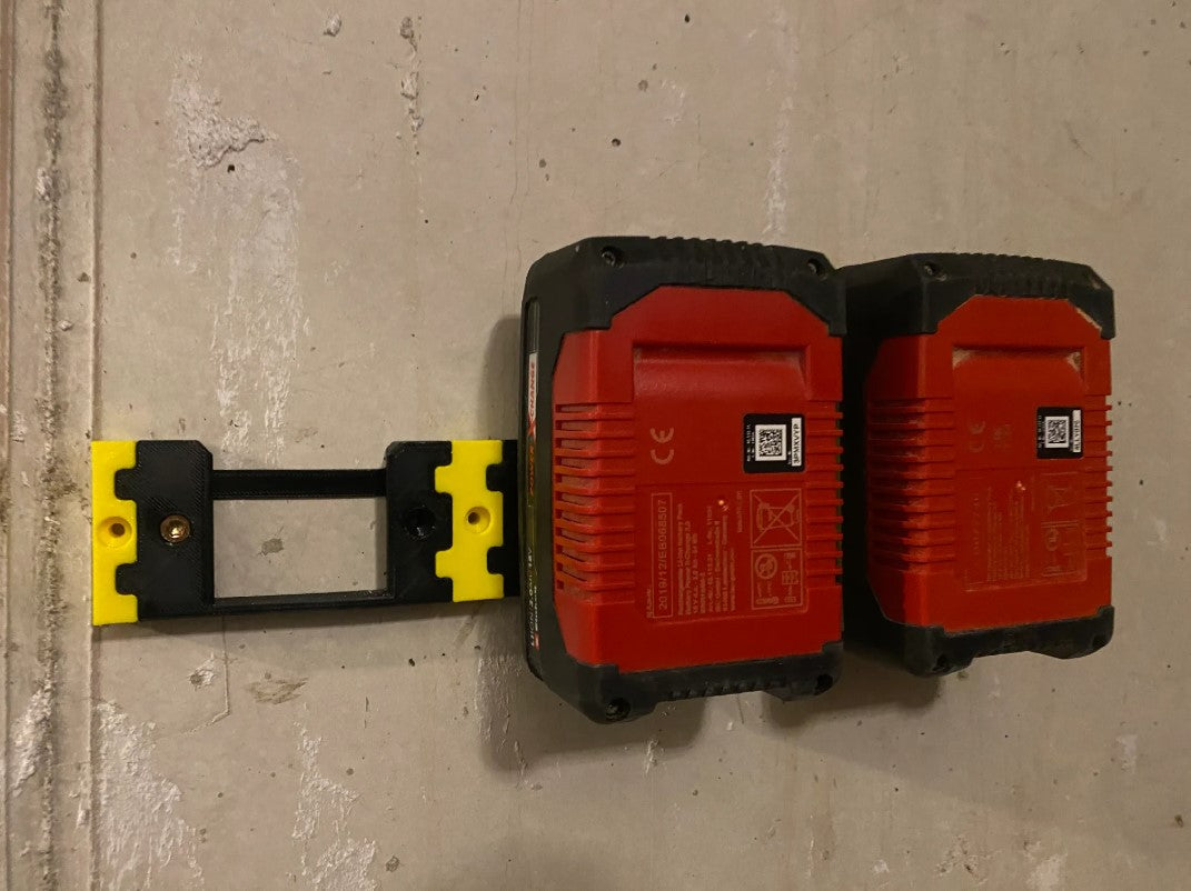 Wall Mounted Einhell Battery Holder – Single Battery Storage Bracket