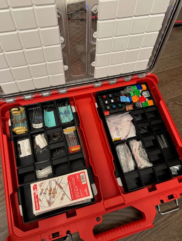 Niskoprofilowy zestaw wkładek do organizera Packout™ Compact – system organizacji (kompletny zestaw)