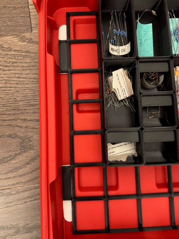 Niskoprofilowy zestaw wkładek do organizera Packout™ Compact – system organizacji (kompletny zestaw)