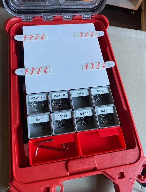 Niskoprofilowy zestaw wkładek do organizera Packout™ Compact – system organizacji (kompletny zestaw)