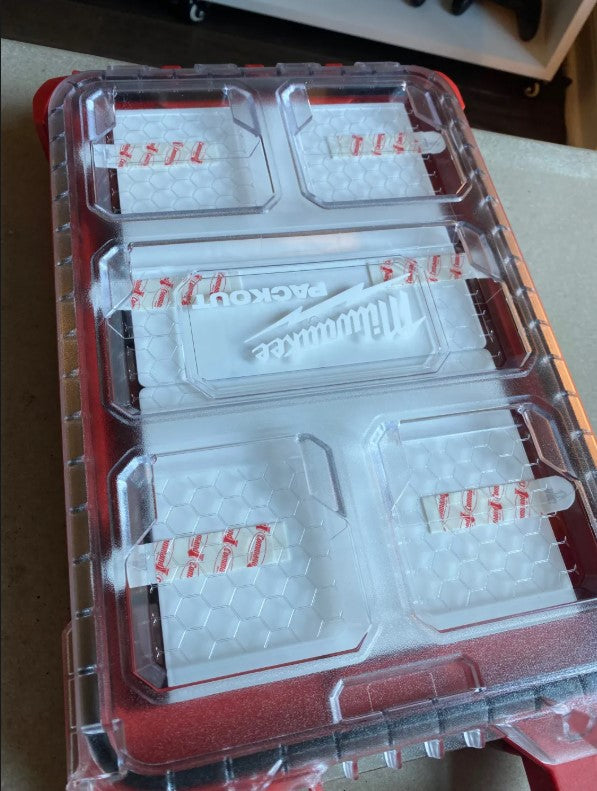 Niskoprofilowy zestaw wkładek do organizera Packout™ Compact – system organizacji (kompletny zestaw)