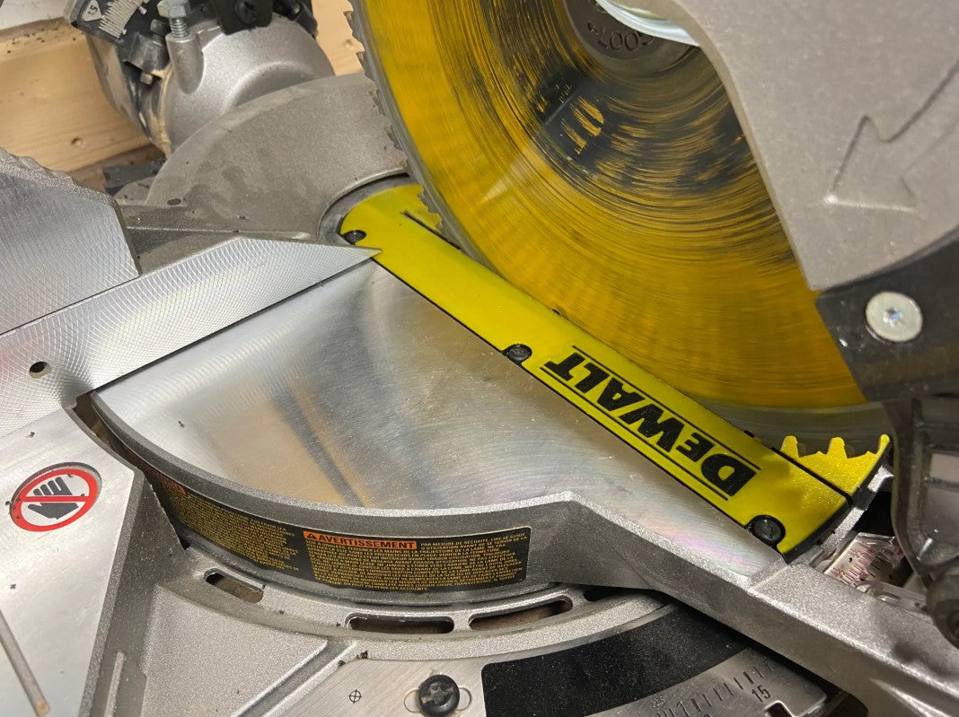 DeWalt Miter Saw Zero Clearance Insert Plate – Multi-Model Replacement Table Insert (Non-Sliding Models)