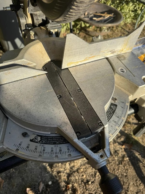 DeWalt Miter Saw Zero Clearance Insert Plate – Multi-Model Replacement Table Insert (Non-Sliding Models)