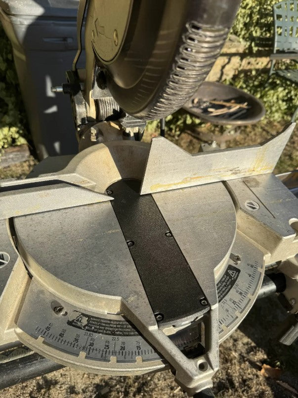 DeWalt Miter Saw Zero Clearance Insert Plate – Multi-Model Replacement Table Insert (Non-Sliding Models)