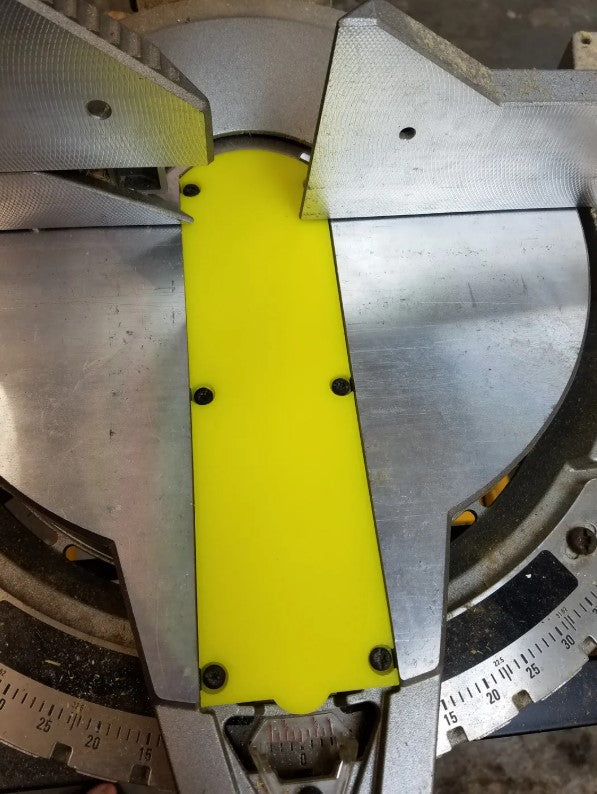 DeWalt DW715 Miter Saw Zero Clearance Insert Plate – One-Piece Replacement Table Insert