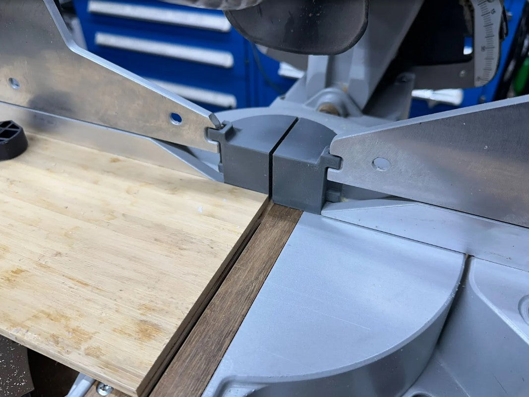 Zero Clearance Backplate Insert for Kapex KS 120 EB | Tearout Reduction Fence Insert | Precision Miter Saw Cutting Aid | Easy Clip-In Upgrade