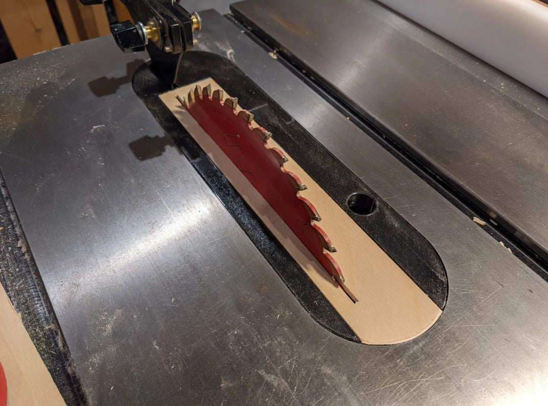 Zero Clearance Throat Plate Insert for SteelCity 35606 | Tearout Reduction Insert | Precision Cutting Table Insert | Woodworking Upgrade