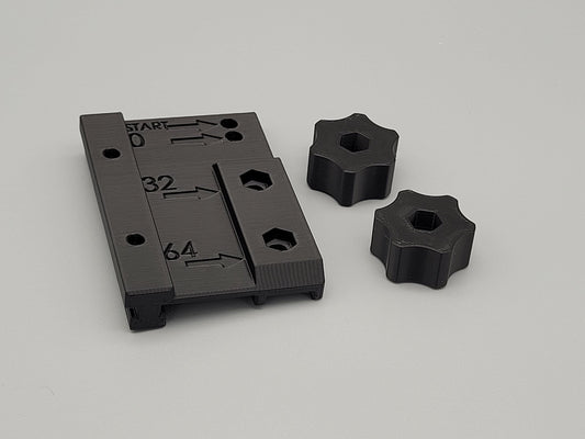 Drilling template for makita rails, circular saw, router 32mm LR 32 LR32