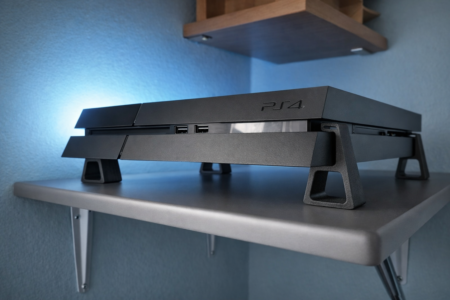 PS4 Console Riser Feet – Set of 4 | Cooling Stand Feet for PlayStation 4