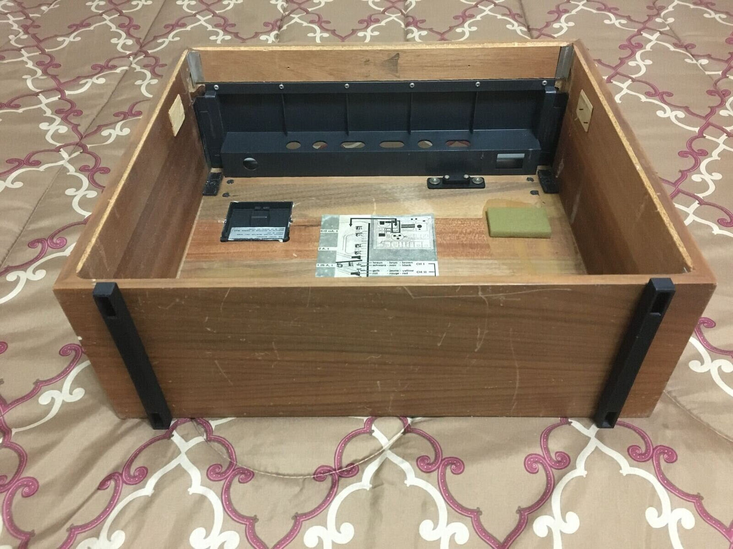 Revox a77 foot bottom wooden case 2 pieces