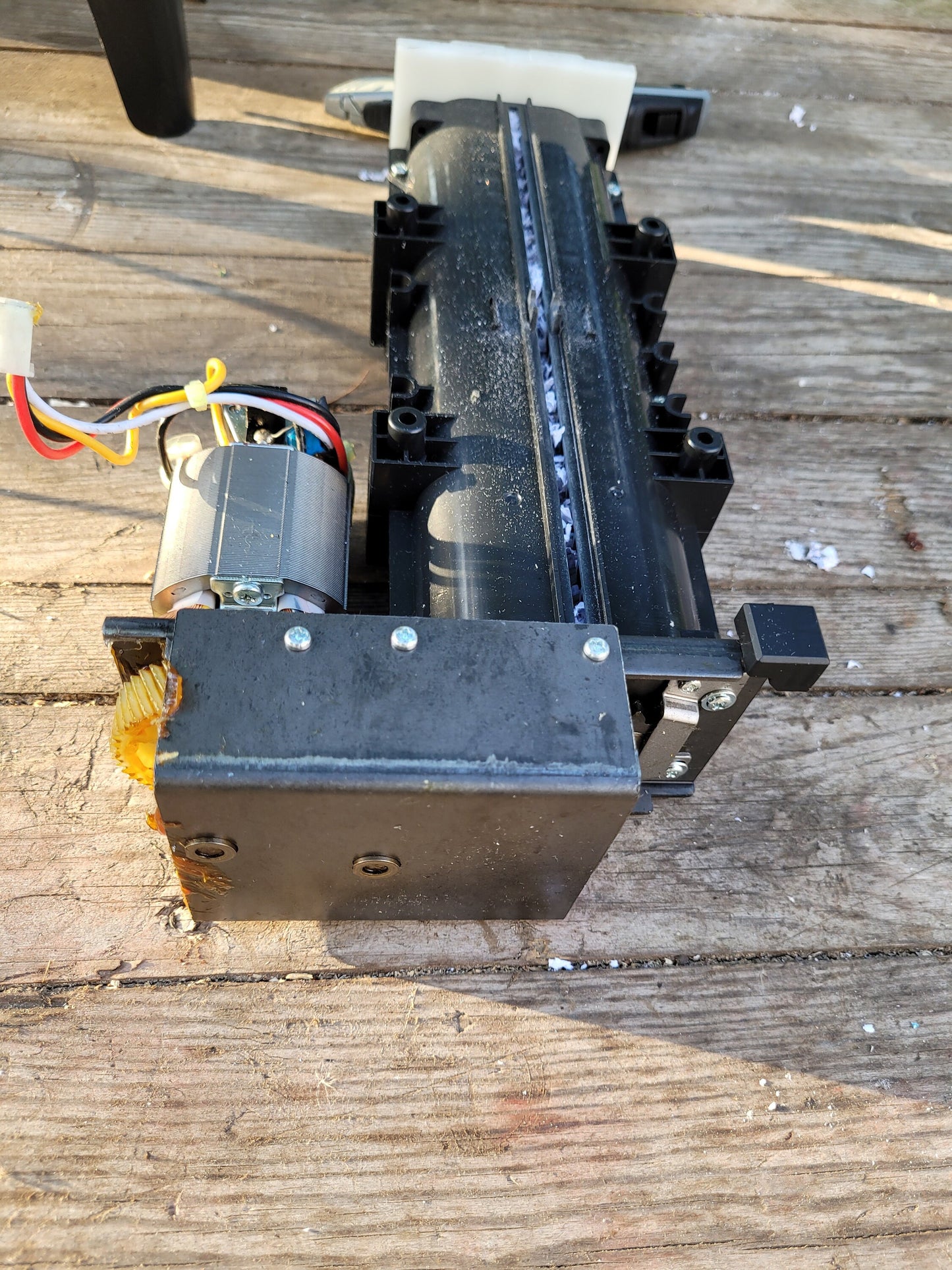 Olympia PS 55 CC shredder gear with metal gear socket