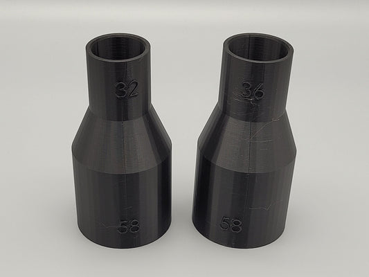 Festool 58 to 36 and 32 mm vacuum cleaner adapters