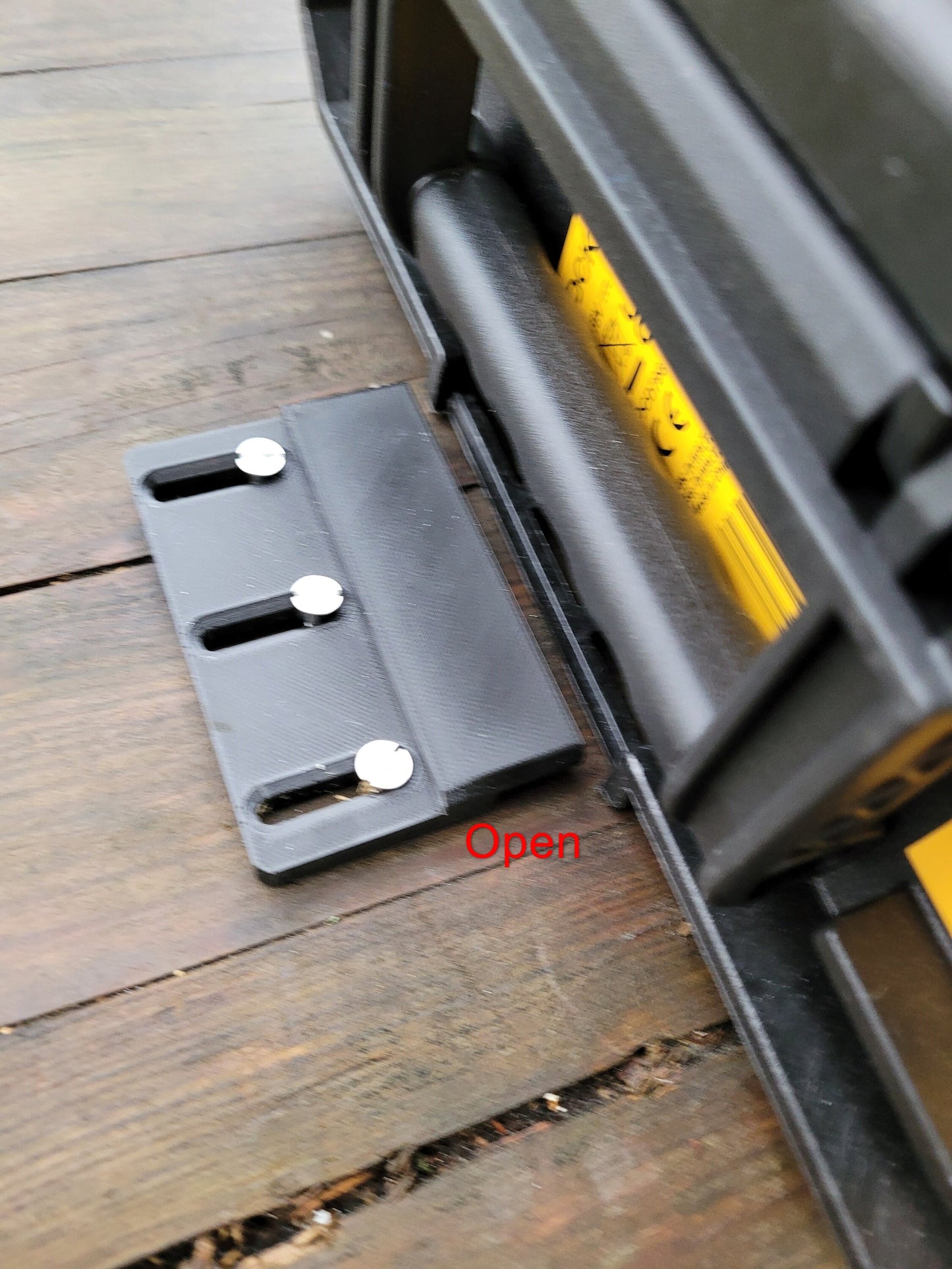 Double holder mount for Dewalt Toughsystem 1.0 and 2.0 (1 set)