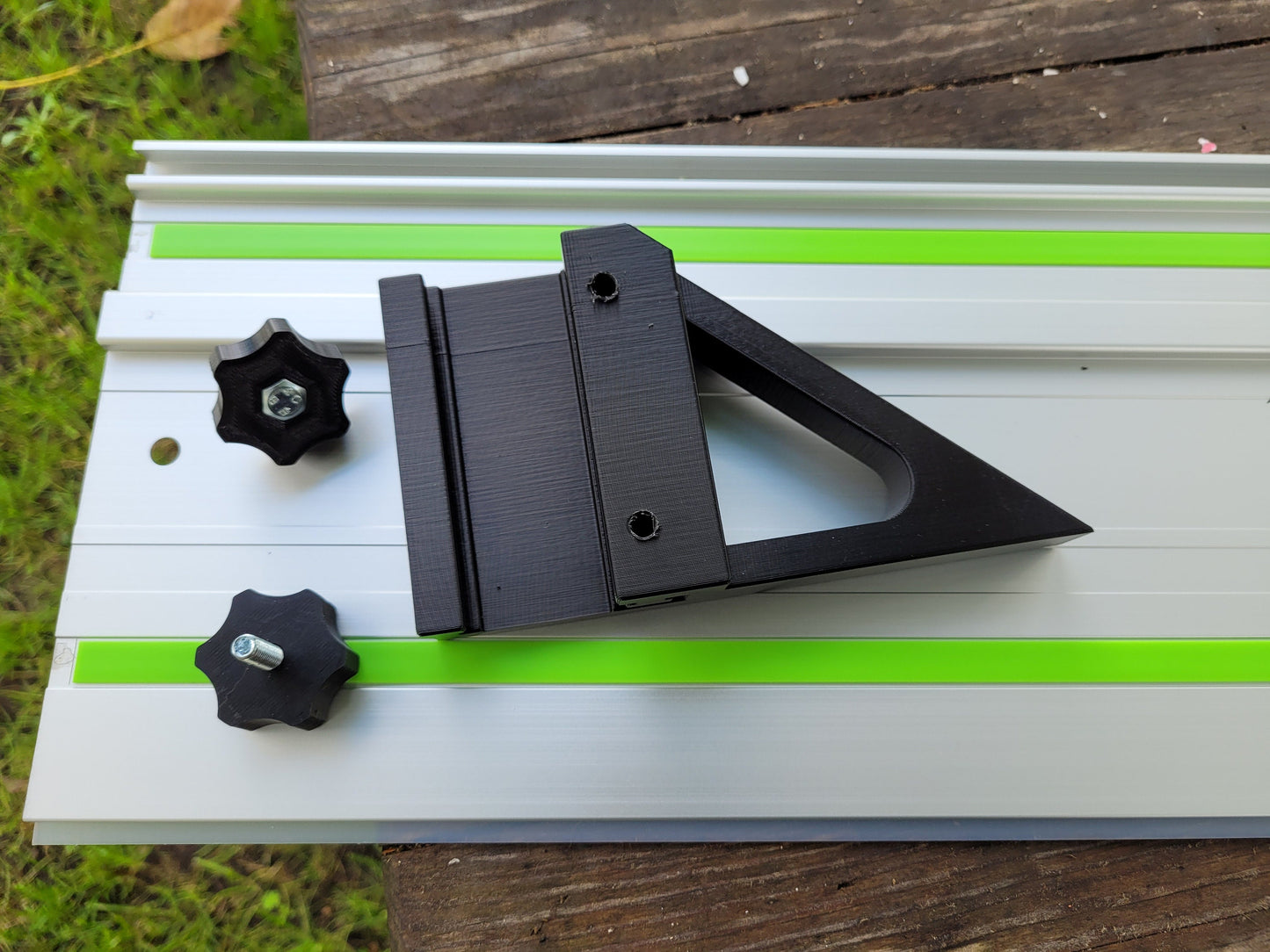 Track rail square fence for Festool rails