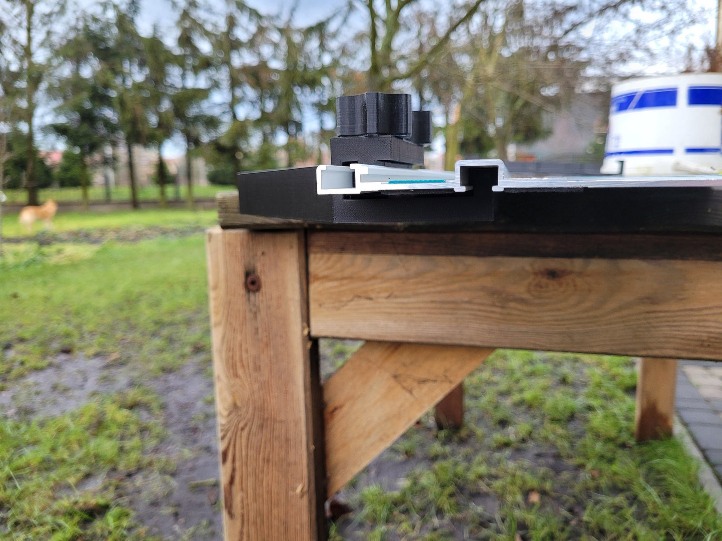 Track rail square fence for Makita rails