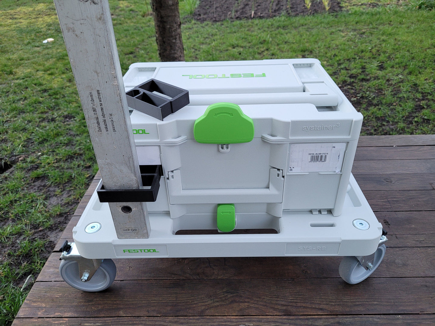 Spirit level holder for Festool Systainer 1 pair