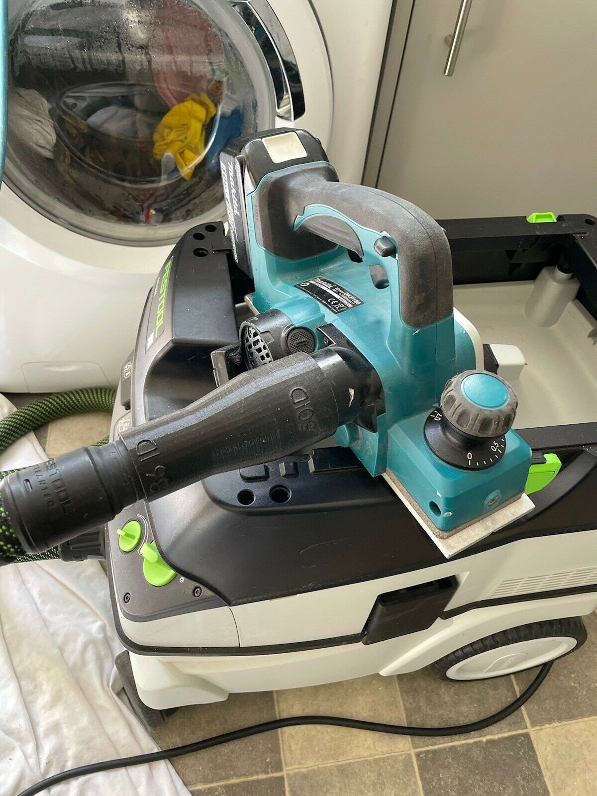 vacuum cleaner adapter for Festool Cleantec 36ID and 51ID Makita DKP180Z