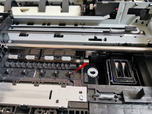 Przekładnia ruchu poziomego wkładu drukującego HP Officejet Pro 6978 8210, 2 sztuki
